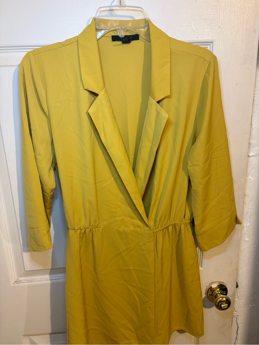 Bright Yellow V-Neck Romper